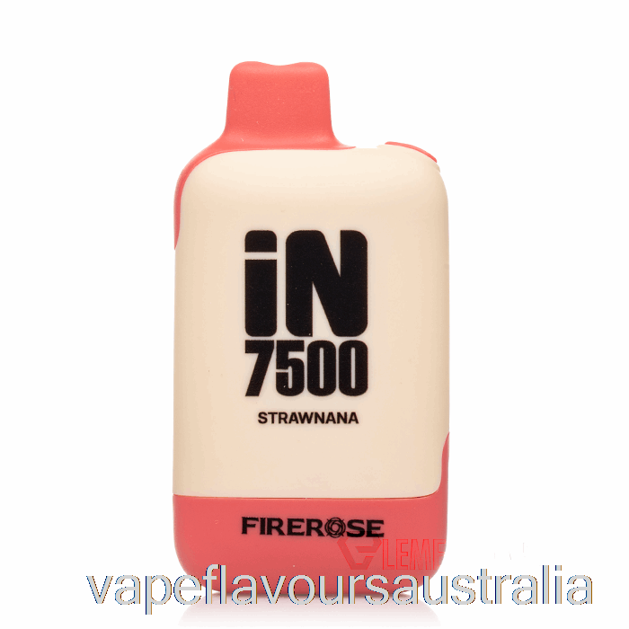 Vape Nicotine Australia Firerose IN7500 Disposable Strawnana